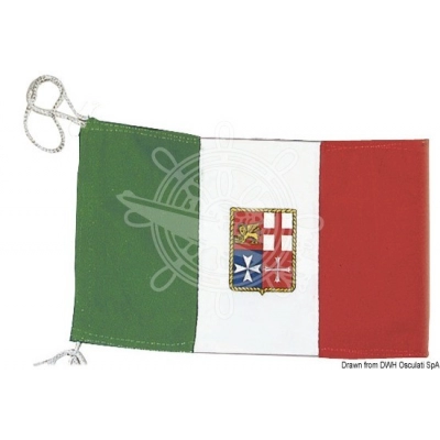 Zastava talijanska 30x45 cm       35.453.02   - Brodska oprema