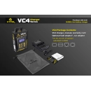 Punjač baterija Ni-MH/Li-ion, za 4 komada baterija, USB, XTAR VC4