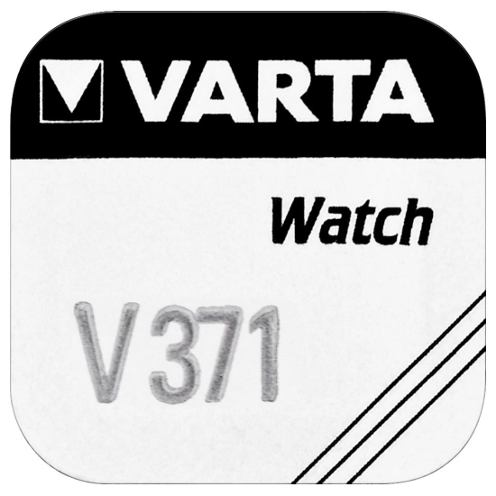 Baterija Varta V 371 1.55V 9.5 x 2.1 mm Baterija Varta V 371 1.55V 9.5 x 2.1 mm