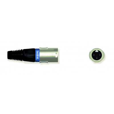Konektor XLR 3-pin (m) za kabel, SPM3XLR-B TASKER PLAVI   - Tasker