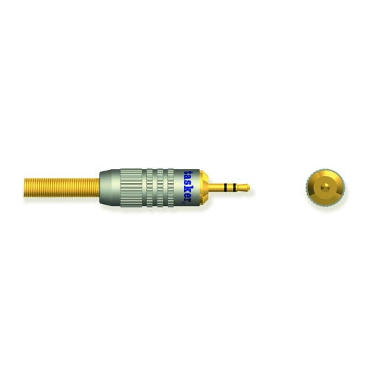 Konektor 3.5mm TRS (M) za kabel, metalni, pozlaćeni SP55 JACK TASKER