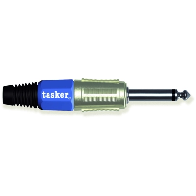 Konektor 6.35mm TS (M) za kabel, PROFI SPM6,3B TASKER, plavi - Tasker Konektor 6.35mm TS (M) za kabel, PROFI SPM6,3B TASKER, plavi - Tasker