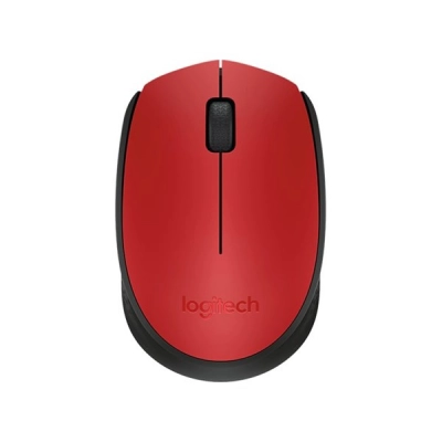 Miš LOGITECH M171, bežični, 1000 DPI, USB A, crveni  