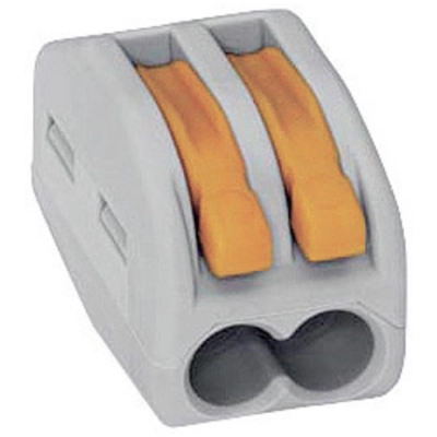 Stezaljka dvopolna s polugom, 0.08-2.5 mm, WAGO 222-412   - Wago
