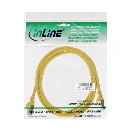 Kabel INLINE 71503Y, Patch, CAT5e, UTP, žuti, 3m Kabel INLINE 71503Y, Patch, CAT5e, UTP, žuti, 3m