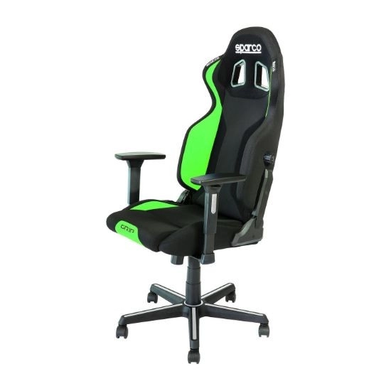 Gaming stolica SPARCO Grip, crno/zelena