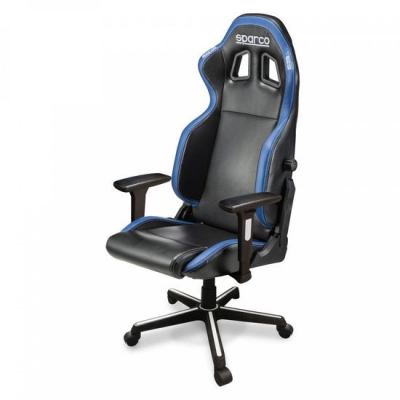 Gaming stolica SPARCO Icon, crno/plava   - Gaming stolice