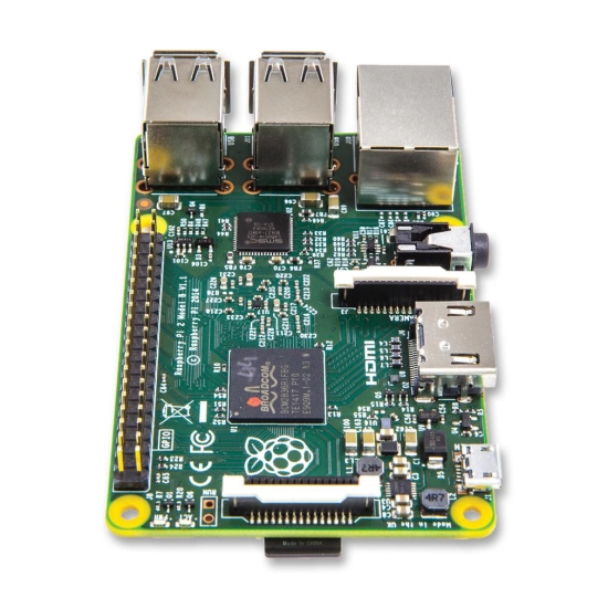 Raspberry Pi 3 model B, 1GB RAM, WiFi, Bluetooth onboard