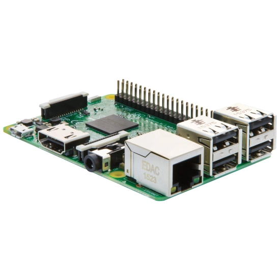 Raspberry Pi 3 model B, 1GB RAM, WiFi, Bluetooth onboard