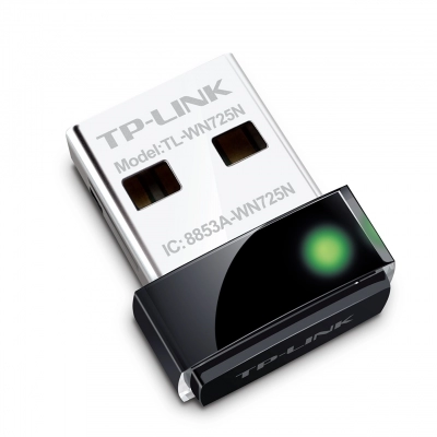 Mrežna kartica adapter USB2.0, TP-LINK TL-WN725N, 802.1x, nano   - Mrežne kartice i adapteri