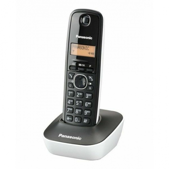 Telefon PANASONIC KX-TG1611FXW, bežični, bijeli