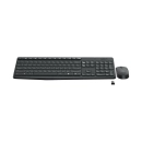 Tipkovnica + miš LOGITECH MK235, bežična, siva