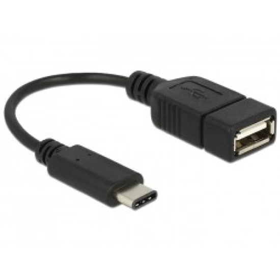 Kabel DELOCK 65579, USB 2.0 A (Ž) na Type-C (M), 15cm