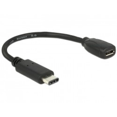 Kabel DELOCK, USB Type-C M na Micro B F 15cm 65578   - Podatkovni kabeli