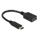 Kabel DELOCK 65634, USB A 3.1 (Ž) na USB C (M), 15cm