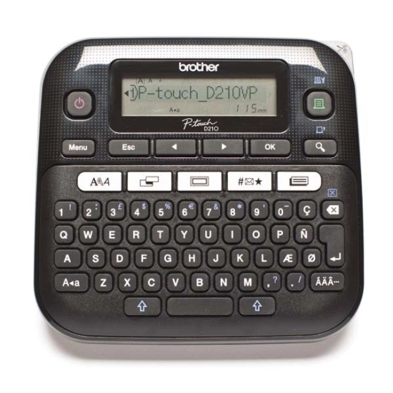 Printer naljepnica BROTHER P-touch, 210YJ1, bez kovčega Printer naljepnica BROTHER P-touch, 210YJ1, bez kovčega