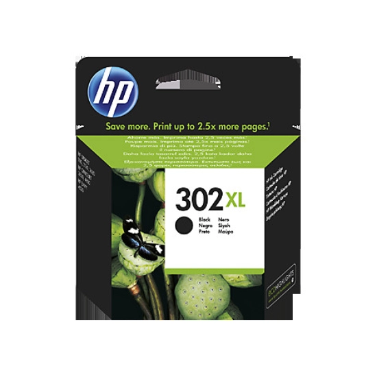 Tinta HP 302XL, F6U68AE, crna, za DeskJet 1110/2130/3630/ENVY 4510/4520/OfficeJet 3830/4650/5220/5230/5232