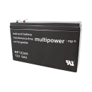 Baterija akumulatorska MULTIPOWER, 12V, 6Ah, za UPS, 151x51x102 mm