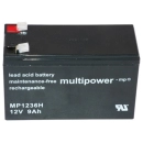 Baterija akumulatorska MULTIPOWER MP1236H, 12V, 9Ah, za UPS, 151x65x94 mm