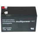 Baterija akumulatorska MULTIPOWER MP1236H 12V 9Ah za UPS F6.3 151x65x94 mm