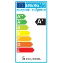 Žarulja LED GU10 4,5W, 3000K, toplo svjetlo, plastic, SKU-211685