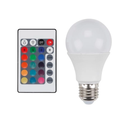 Žarulja LED E27  7,5W u boji, sa daljinskim, LAL1M5C   - LED žarulje