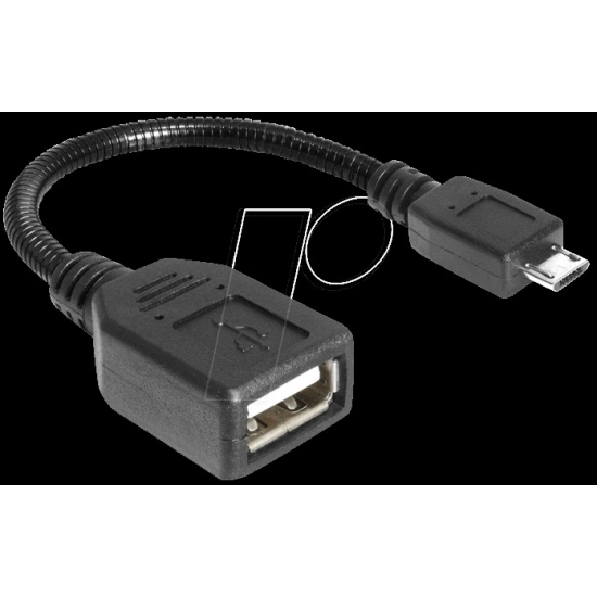 Adapter DELOCK, USB microB (M) na USB A (Ž), 15cm