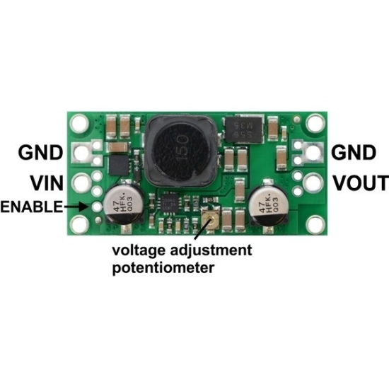 Pretvarač napona step up/down 3-30V>4-12V, 2A, Pololu 2572