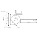 PIEZO BUZZER 30mm,  PT-2745WQ