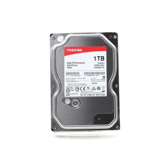 Tvrdi disk 1000 GB TOSHIBA,P300 HDWD110UZSVA, SATA 6GB/s, 64MB cache, 7.200 okr/min, 3.5incha