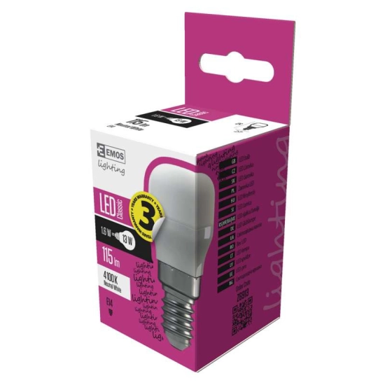 Žarulja LED E14 1,6W, za frižider ili kuhinjsku napu, 4100K, Emos Z6913