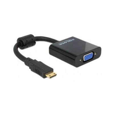 Adapter DELOCK, HDMI mini C (M) na VGA (Ž) - DeLock Adapter DELOCK, HDMI mini C (M) na VGA (Ž) - DeLock