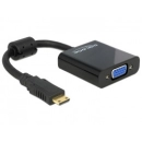 Adapter DELOCK, HDMI mini C (M) na VGA (Ž)