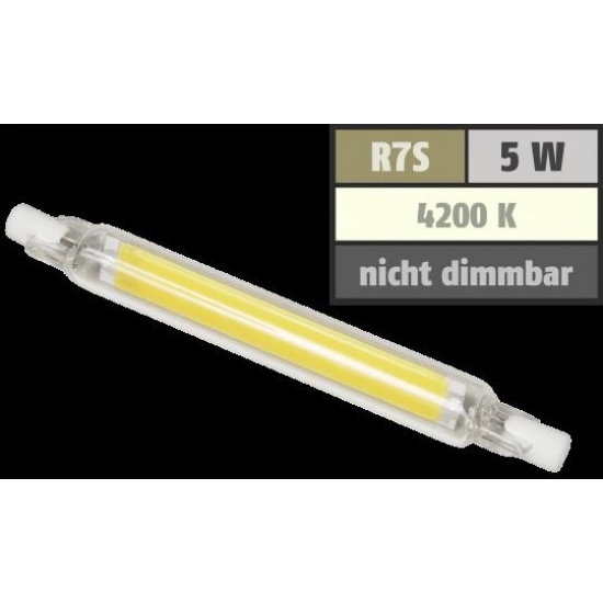 Žarulja LED R7s  5W, 78mm,  4200K, neutralno svjetlo, McShine LS-718