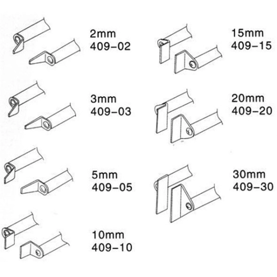 Vrh za ZD-409, lemilo za SMD, 10 mm