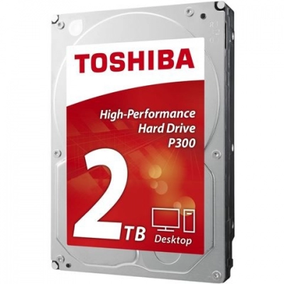 Tvrdi disk 2000 GB TOSHIBA, P300, SATA, 64MB cache, 7.200 okr/min, 3.5incha   - Tvrdi diskovi HDD