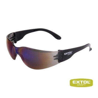 Zaštitne naočale, polikarbonat, plave,crni krakovi, EXTOL CRAFT 97322   - Extol Craft