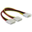 Kabel DELOCK, ATX Y-power 4pin (Ž) na 2x 4pin (M) Molex, 11cm  82100