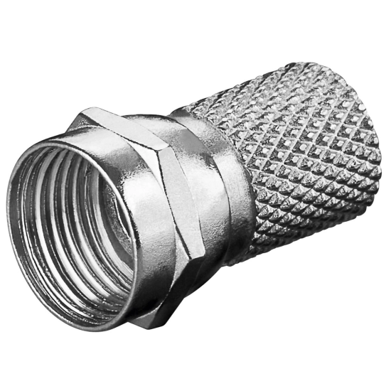 Konektor antenski F, muški za kabel, 7 mm, GOOBAY Konektor antenski F, muški za kabel, 7 mm, GOOBAY