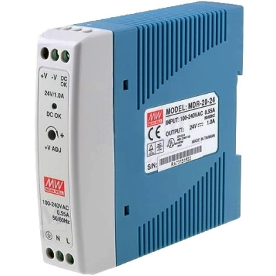 Adapter switch. za šinu DC 24 V 20W MDR-20-24 - Mean Well Adapter switch. za šinu DC 24 V 20W MDR-20-24 - Mean Well
