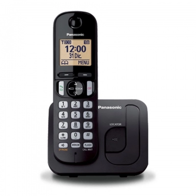 Telefon PANASONIC KX-TGC210FXB, bežični, crni   - Fiksni telefoni