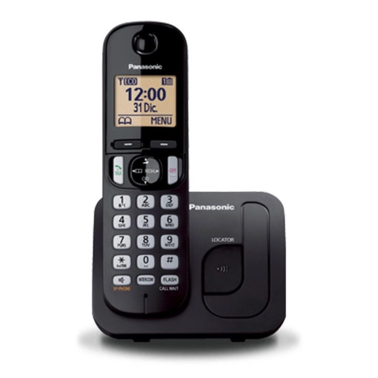 Telefon PANASONIC KX-TGC210FXB, bežični, crni