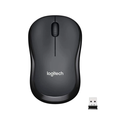 Miš LOGITECH M220 SILENT, bežični, 1000 DPI, crni   