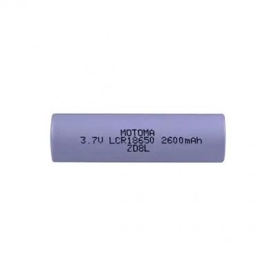 Baterija litijeva 3,7V 18650 Li-Ion 2600mAh, Motoma   - Litijeve baterije