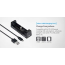 Punjač baterija Li-ion, za 1 komad baterije, USB micro B 2.0, XTAR ANT MC1 plus