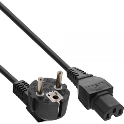 Kabel INLINE, mrežni EURO, 2m   - Naponski kabeli