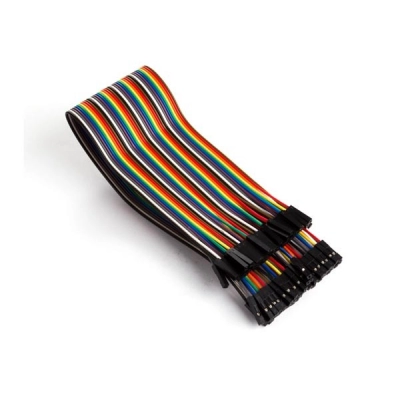 Spojne žice VELLEMAN, 40pins, 30cm, (Ž) na (Ž), jumper wire, ravni kabel   - Arduino