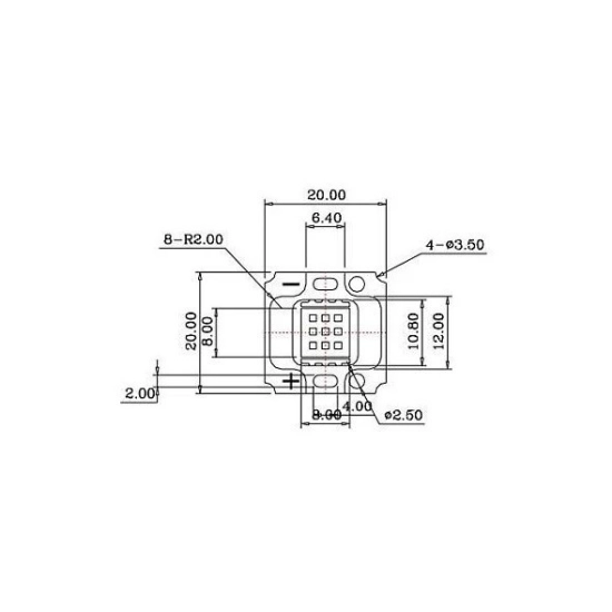 LED chip 10W, 6000K LED chip 10W, 6000K