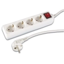 Kabel produžni EMOS, 4 mjesta, 1.5mm2, s prekidačem, 3m