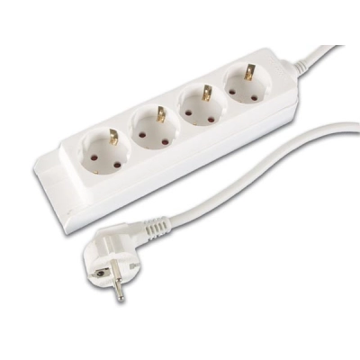 Kabel produžni EMOS, 4 mjesta, 1.5mm2, bez prekidača, 1.5m    - Produžni kabeli